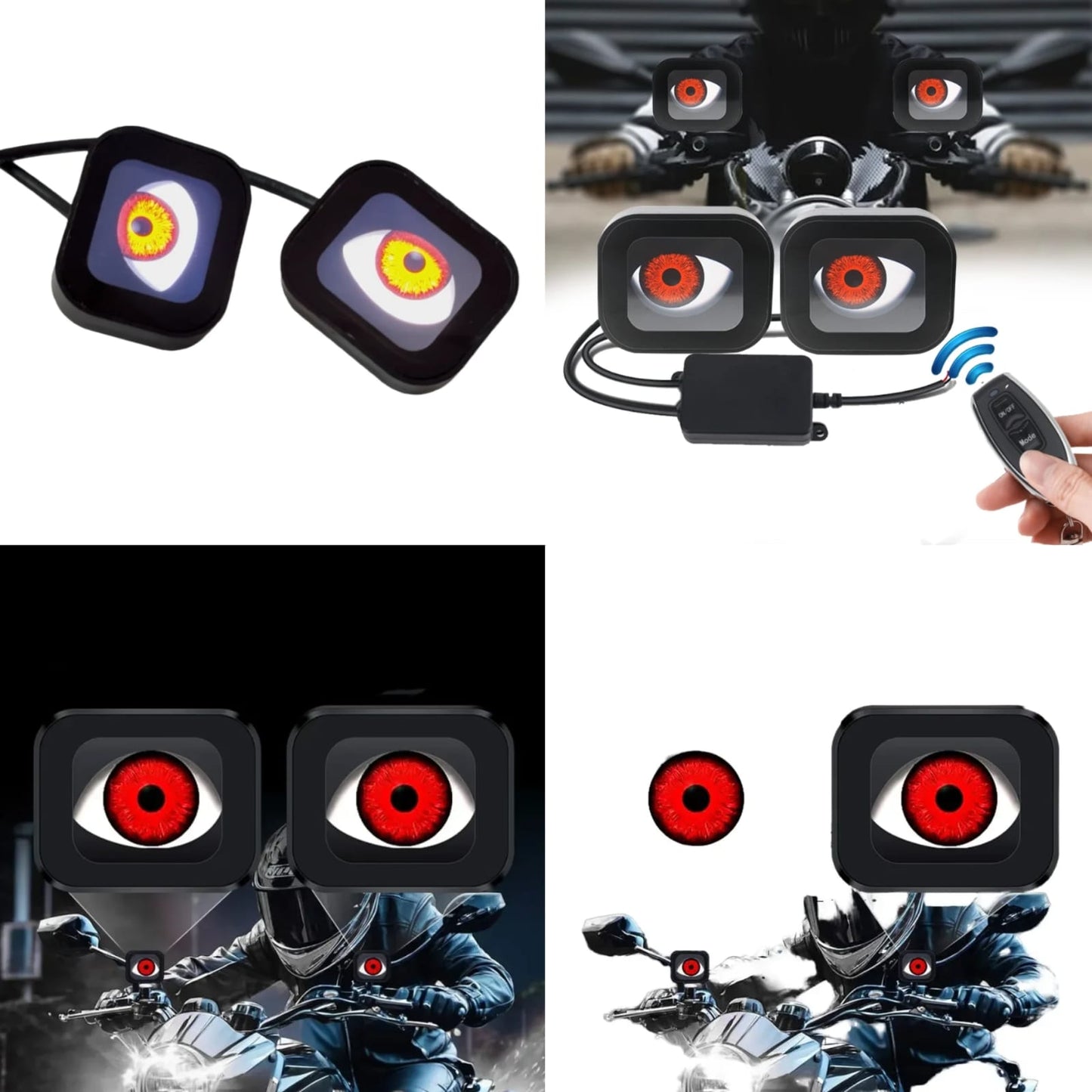 OJOS DINAMICOS PARA MOTO